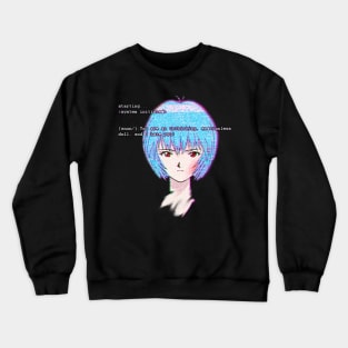 Ayanami Rei Glitched Crewneck Sweatshirt